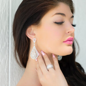 BLANCHE - 18K Gold Plated Drop Earrings
