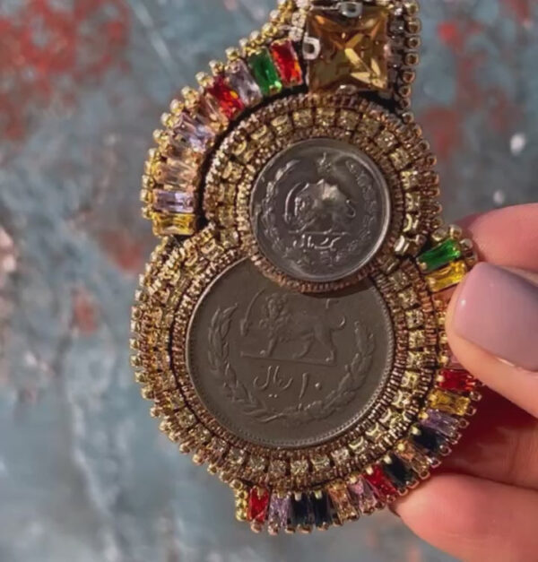 Chronical Treasures Earrings (سکه پهلوی) - Image 3