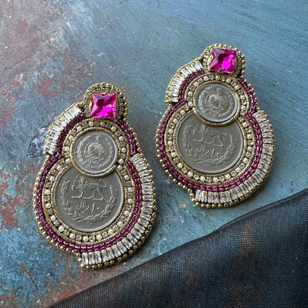 History Repeats Earrings (سکه پهلوی)