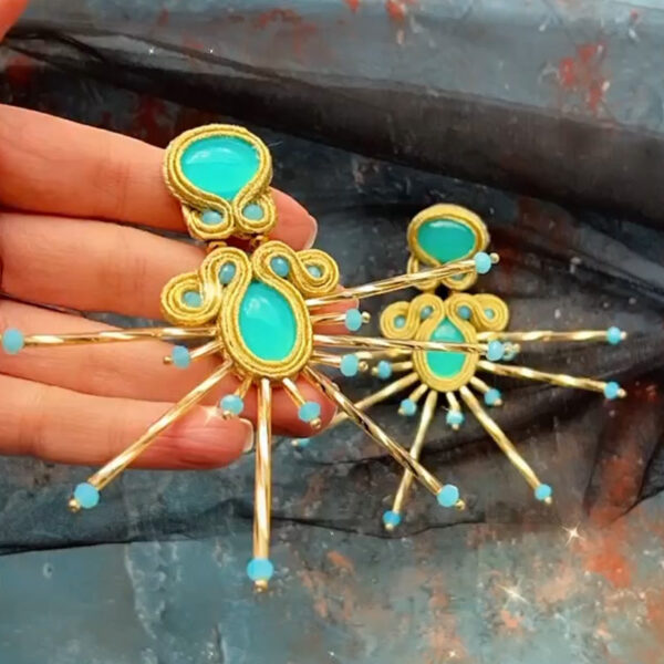 Turquoise Treasures Earrings - Image 4