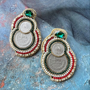 Golden day Earrings (سکه پهلوی)